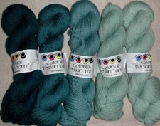 Colonial 3ply Persian Wool Yarn Needlepoint Crewel 1520 Teal Blue Family