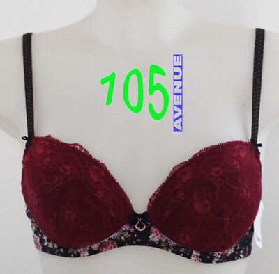 New Push Up Bra + Aubade Fleurs De Plaisir + FR 85B/90C Or 95B