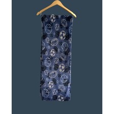 MULTI SPORTS BLUE SOFT WARM THROW BLANKET