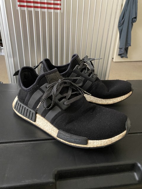nmd black wool