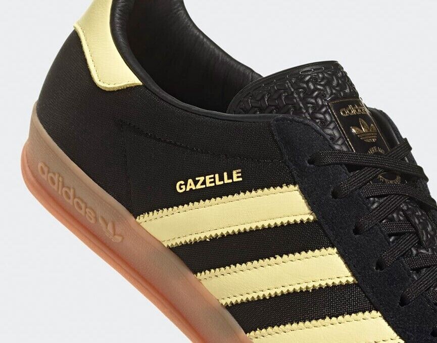 Size 13- Adidas Originals Men's Gazelle Indoor Shoes, Core Black