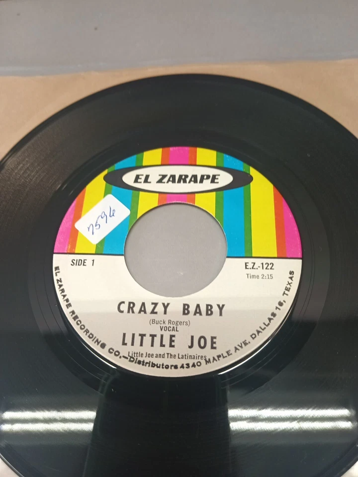 Little Joe Crazy Baby & Johnny H & The Sincere's El Zarape NM - Image 2 of 4
