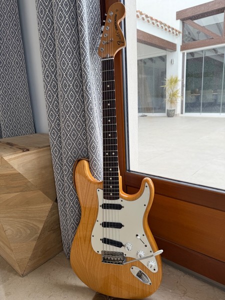 Fender Stratocaster with scalloped fretboard and 3 x Seymour Duncan hot rails