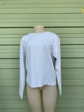 NEW ZARA GREY SWEATSHIRT BASIC MINIMALISTIC LONG SLEEVE ROUND NECK Size L O1631