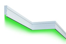 PRESTIGE DECOR LED Fassadenleiste indirekte Beleuchtung stoßfest 125x35mm MC304