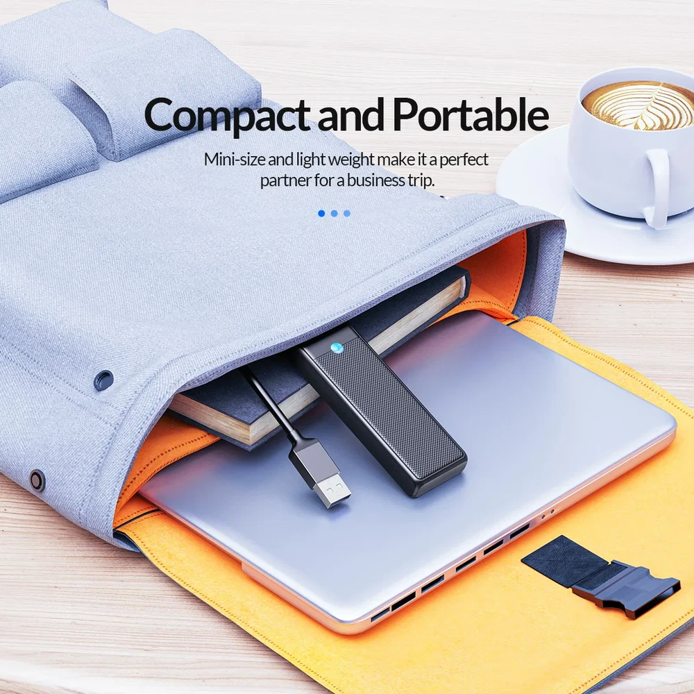 ORICO 4-Port USB 3.0 Type C Hub Slim Adapter Expansion Dock