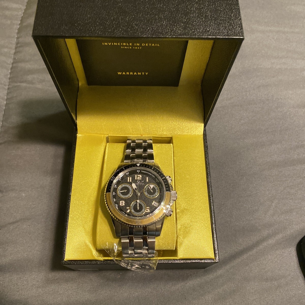 24636 Invicta Womens Silver Black Brown