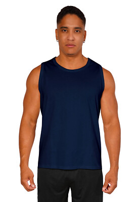 Tank Top Herren Muskelshirt Achselshirt reine Baumwolle-Single Jersey