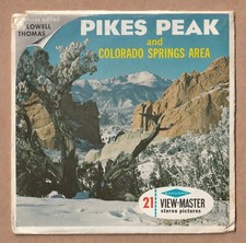 Set of vintage View-Master reels Pikes Peak and Colorado Springs Area 1950s