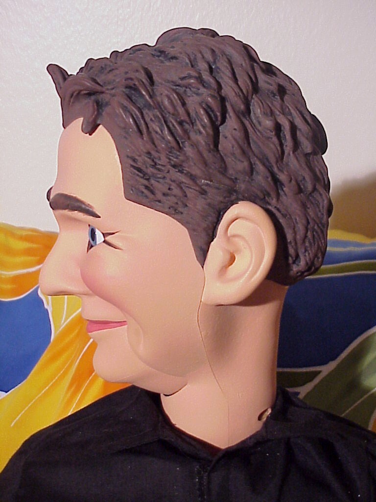 LITTLE JEFF Dunham 30" Ventriloquist Dummy NECA w/Box, DVD