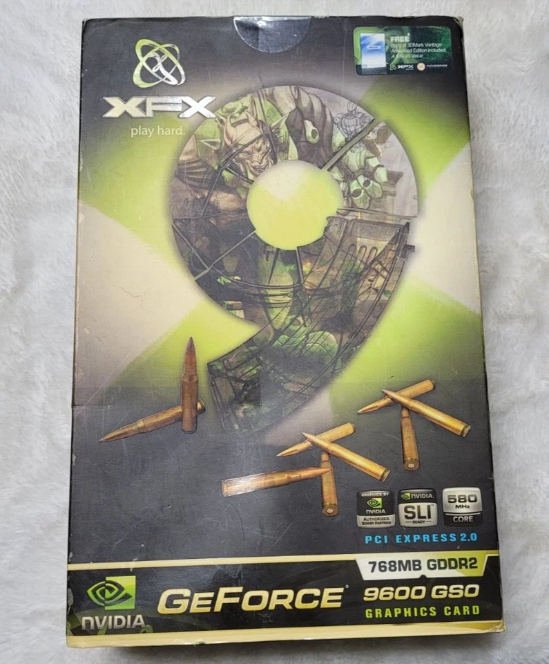 NVIDIA XFX GeForce 9600GS GSO 768MB GDDR2 Graphics Card PCI Express 2.0 Sweet - Image 3 of 4