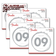 6 Sets Fender Super 250's Nickel-Plated Steel Electric Guitar Strings   250LR  