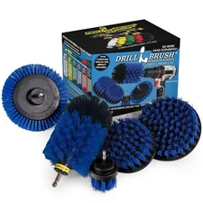 Drillbrush Grout Cleaner Brush Kit - Bathroom Drill Brush Attachment Set