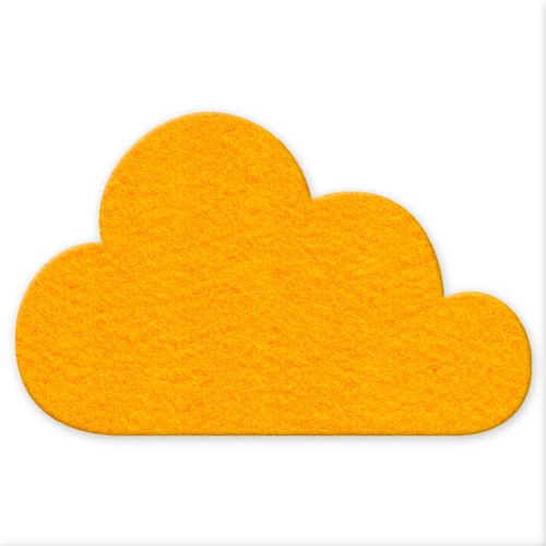 WOLKEN FILZ Untersetzer Tassenuntersetzer Glasuntersetzer 16 cm / 32 cm Platzset - Bild 35 von 39