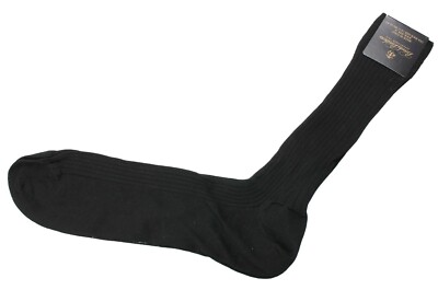 Brooks Brothers Socken Herren Eu 45-47 Hand Verknüpfte Zehen Schwarz