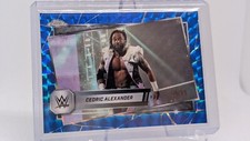 2025 Topps Chrome WWE Cedric Alexander Blue Geometric /99 #143