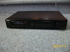 Vintage Sony ST-S110 Stereo Tuner Radio FM AM Retro Black - Technician Serviced