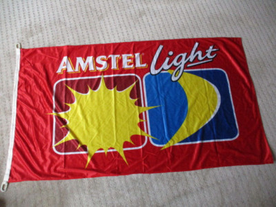 Amstel Light Duraknit  60 x32  Flag 100% Polyester *
