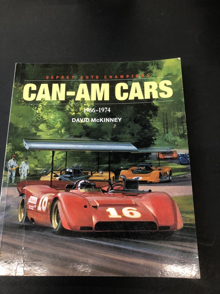 希少 洋書 CAN-AM CARS IN DETAIL マクラーレン レーシング Can-Am Cars 1966 - 1974 Trade Paperback David McKinney Osprey Auto