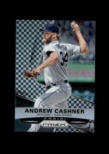2015 Prizm Black/White Checker Prizms #24 Andrew Cashner Padres #/149