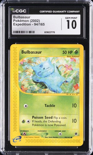 Bulbasaur graded CGC 10 for sale on eBay