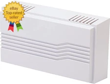 White 2-Note Wired Mechanical Door Bell Chime CHM1 Clean White Design Enhances