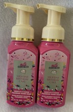 2- BATH  BODY WORKS Milk Bar BIRTHDAY CAKE Foaming Hand SOAP LOT 2 NEW 8.75 Oz.