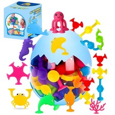 HYSZXUS Bath Toys - 27 PCS Suction Cup Bathtub Toy Shower Small, 27pcs