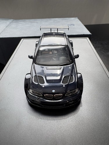 1:43 Dealer/Minichamps BMW M3 E46 GTR Dark Blue - Afbeelding 3 van 7