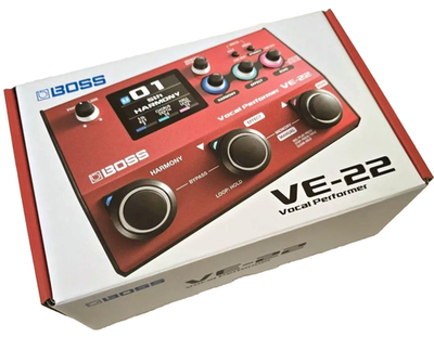 BOSS VE-22 Vocal Performer Multi Effector Digital Japan VE22 Red