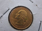Gold plated 1999-D Washington Quarter - New Jersey — photo 1