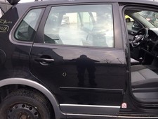 VW Polo 9N1 Fun original Tür hinten rechts Fond C9Z Black magic Bj 2004