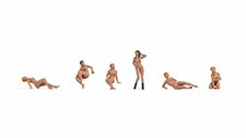 Noch 36949 N Scale Nude Female Models pkg(6)