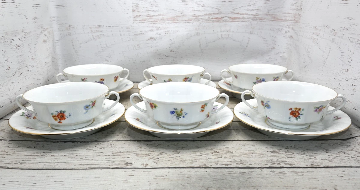 Furstenberg Porcelain Indiana Antique Ceramic & Porcelain Cups