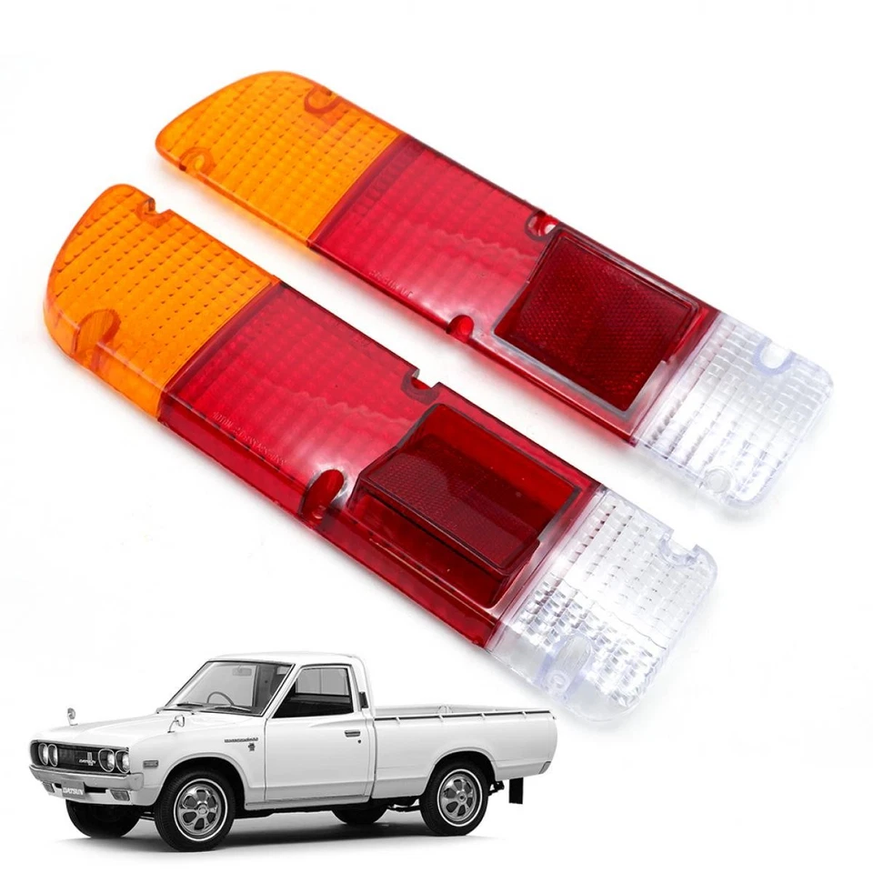 2X Rear Tail Lamp Light Lens For Nissan Datsun 620 1500 Pickup 1973 - 1978 Foto 4 de 4