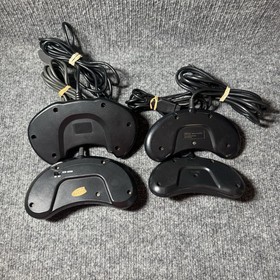Lot of 3 3rd Party & 1OEM Sega Genesis Saturn Controllers Tested 4 Total