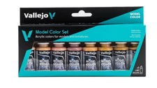 Vallejo Face/Skin Colors Paint Set 8-Colors 17ml