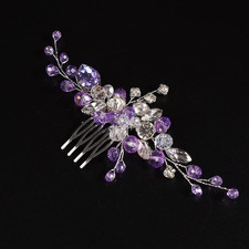 Crystal Bride Wedding Hair Comb Rhinestone Bridal Hair Clip Glitter Wedding Hair