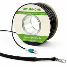 LC-LC OM3 Armored Fiber Cable 200m 10Gb Multimode Outdoor TPU Jacket