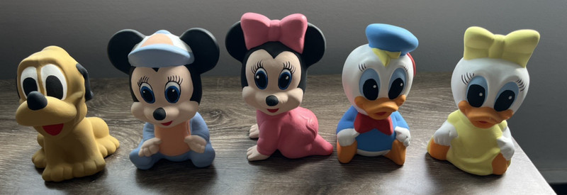 Set Of 5 Disney Babies Ceramic Ready to be Finished