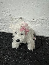 White Terrier Dog GANZ Webkinz Plush Puppy Stuffed Animal HM106 - NO CODE