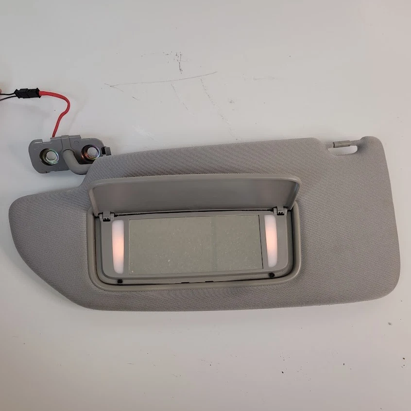 Volvo XC90 2003-2006 parasol lado del conductor izquierdo con espejo retrovisor gris OEM Foto 2 de 3