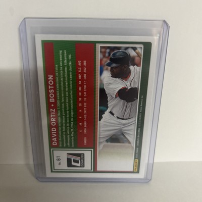 2025 Donruss Baseball - David Ortiz - #61 Laser | eBay