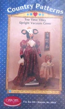 "Tea Time Tilley Upright Vacuum Cover" Sewing Pattern by Ozark Crafts