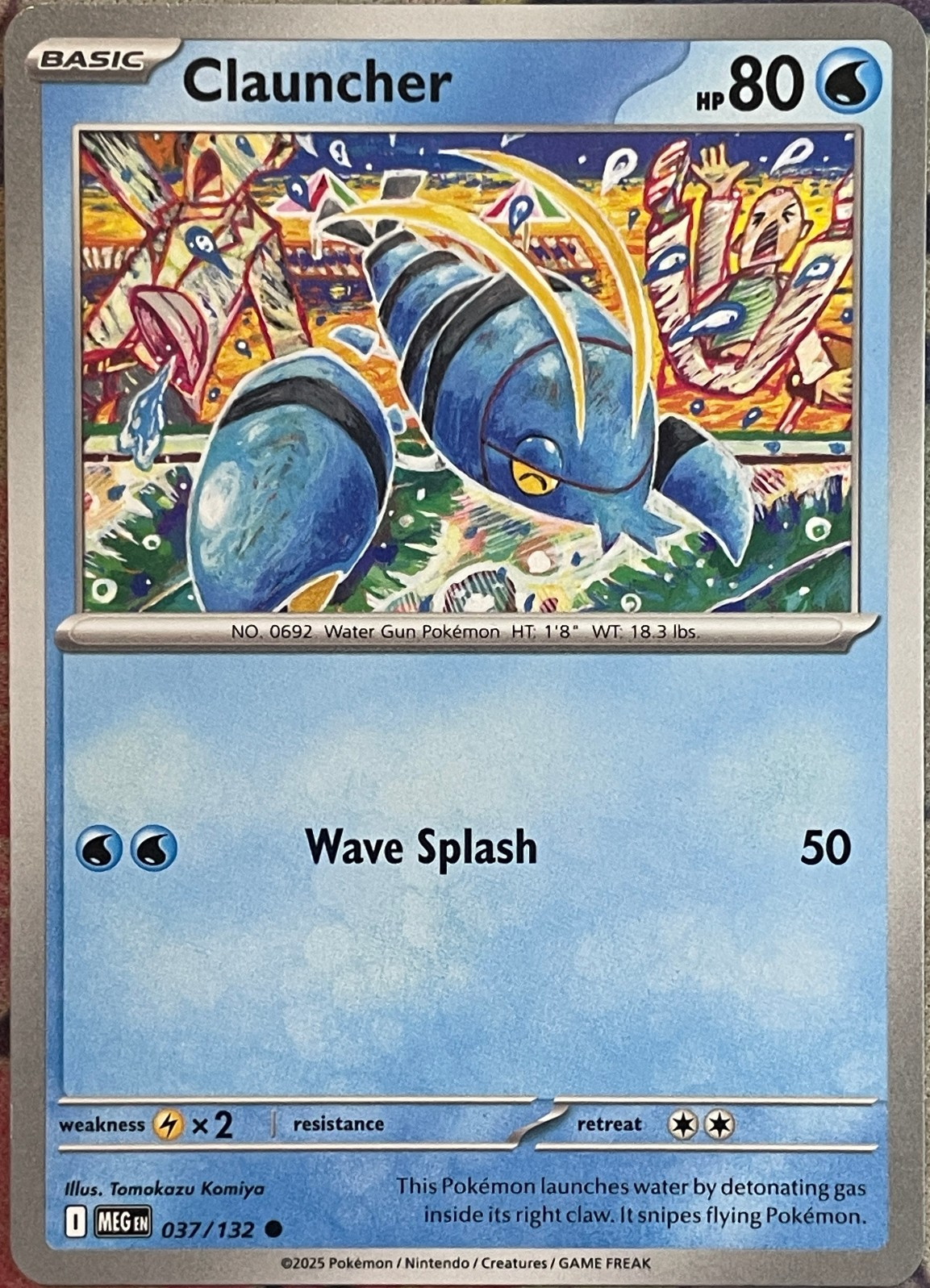 Clauncher - 037/132 - Mega Evolution Pokemon 2025