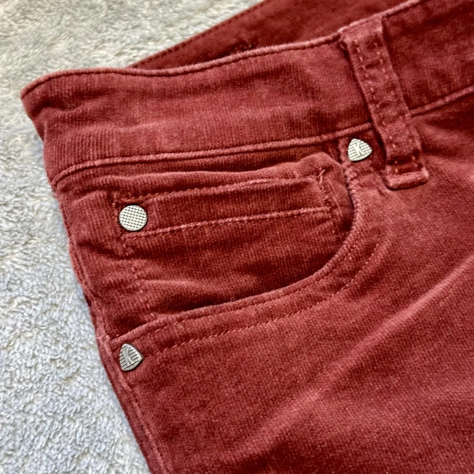KUT FROM THE KLOTH Pants Women's 12 Burgundy Corduroy Karen Baby Bootcut Stretch - Image 4 of 4