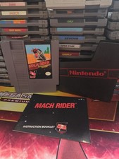 The Original NES Nintendo Black Box Cartridge Mach Rider Tested And  Working 
