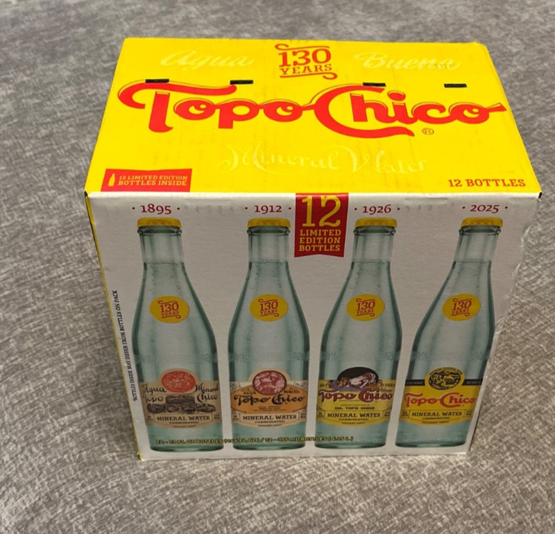 Topo Chico - Limited Edition 130th Anniversary 12 Pack! Sold Out Everywhere!