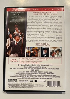 Priest of Love (DVD) Ian McKellen Janet Suzman Ava Gardner John