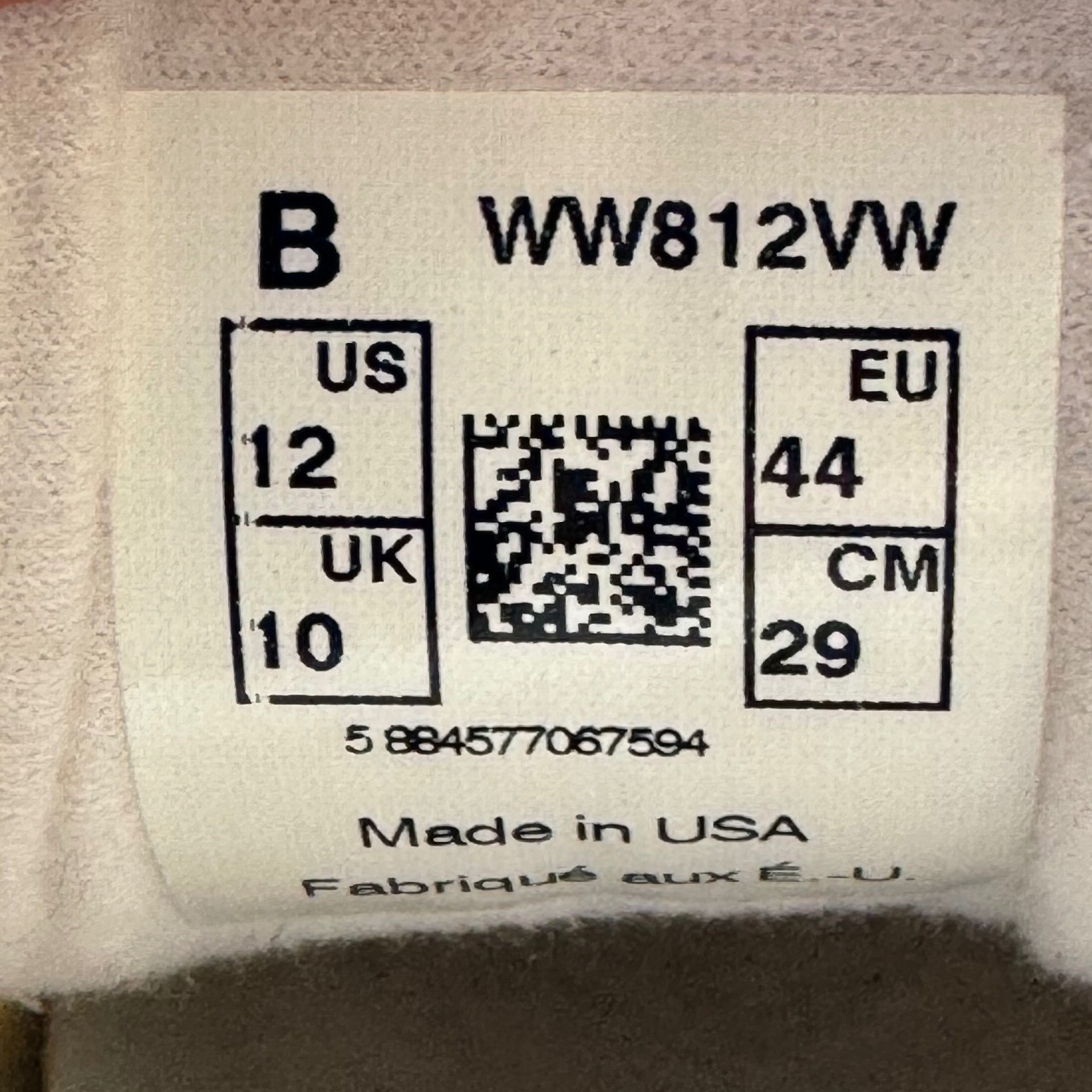 New Balance 812 Women's Size 12 White Leather Walking Shoes WW812VW Made in USA thumbnail 8